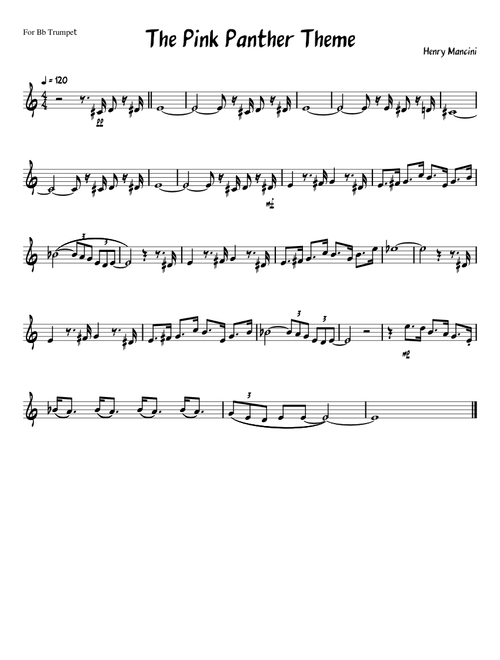 The Pink Panther theme