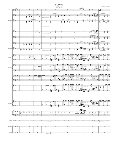A somewhat accurate SCV 2018 transcription (Pit Only)