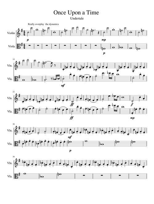 Once Upon a Time (String Duet)