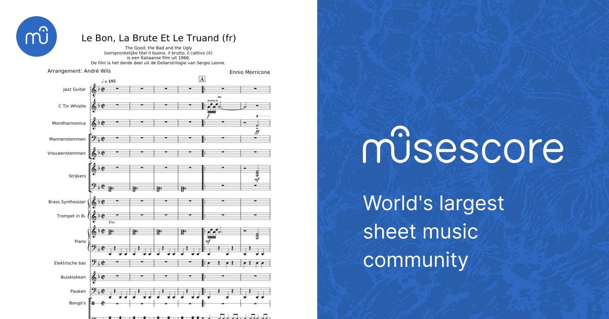 Le Bon La Brute Et Le Truand - Ennio Morricone Sheet Music