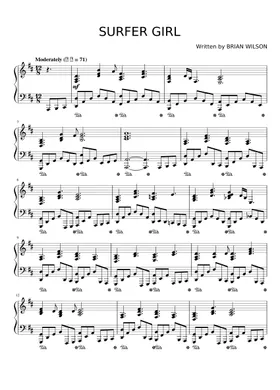 Beach Boys Piano Sheet Music: A Collection Of 40 Songs For Piano/ Vocal/ Guitar: E Heiser, Jason: 9798362427450 - Foto 7