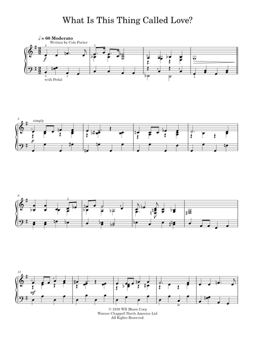 What Is This Thing Called Love - Ella Fitzgerald (Piano-Voice-Guitar)