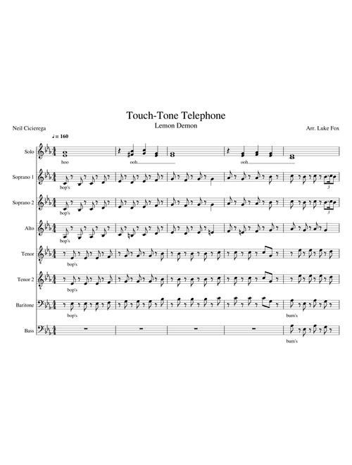 Touch-Tone Telephone (A Cappella)