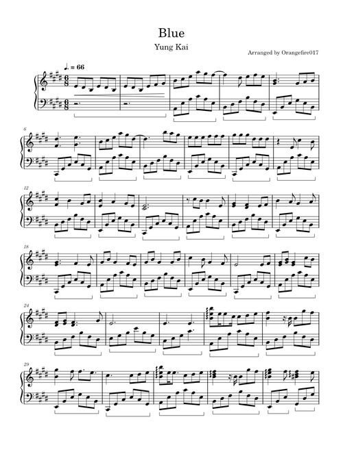 orangefire017 | Free sheet music | Download PDF or print on