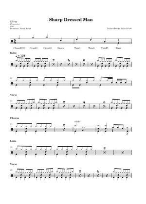 Play Official version of Sharp dressed man Sheet Music by ZZ Top for Vocals | MuseScore.com Play Official version of Sharp dressed man Sheet Music by ZZ Top for Vocals | MuseScore.com