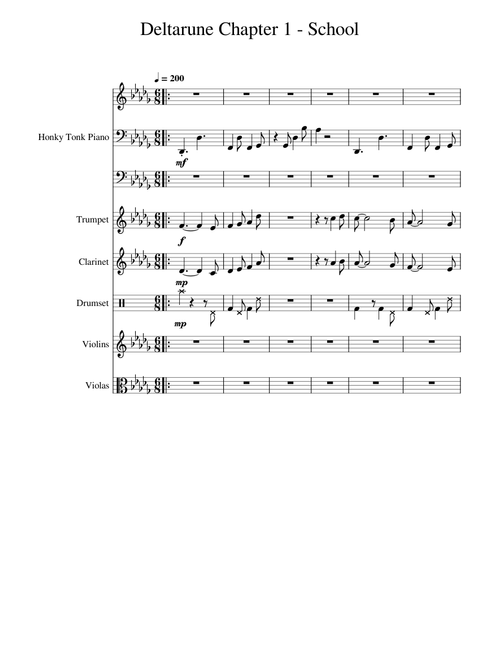 School  – Toby Fox - Deltarune Chapter 1