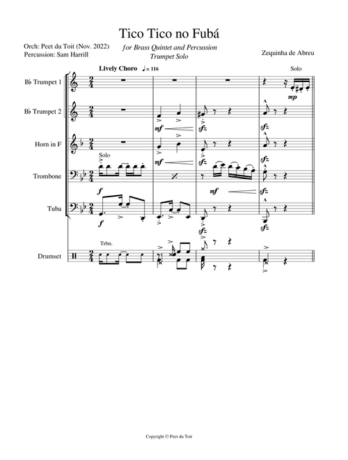 Tico-Tico no Fubá – Zequinha de Abreu