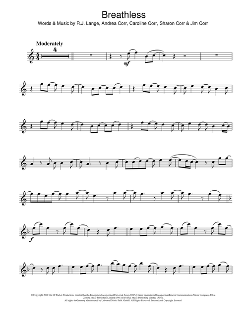 Breathless - The Corrs (Flute Solo)