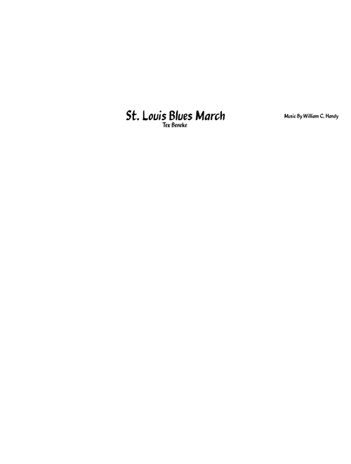 St. Louis Blues March (Tex Beneke) - Full Big Band Arrangement