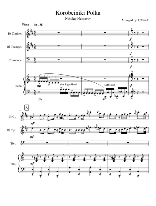 Tetris - Korobeiniki Polka Arrangment