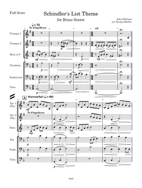 Schindler's List Theme – John Williams Schindler's List Theme