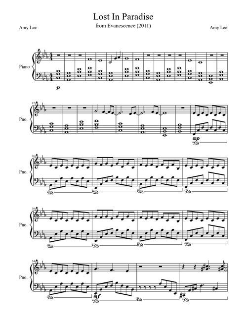 Lost In Paradise (Live Version) - Evanescence