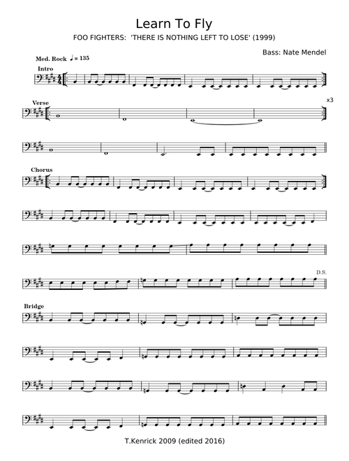 Learn to fly - Foo Fighters