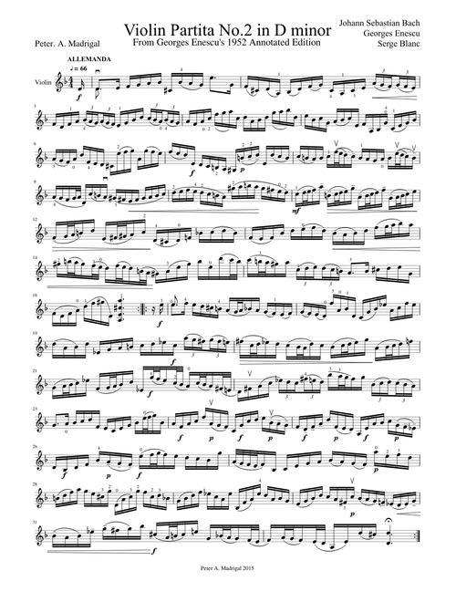 Violin Partita No.2 in D minor