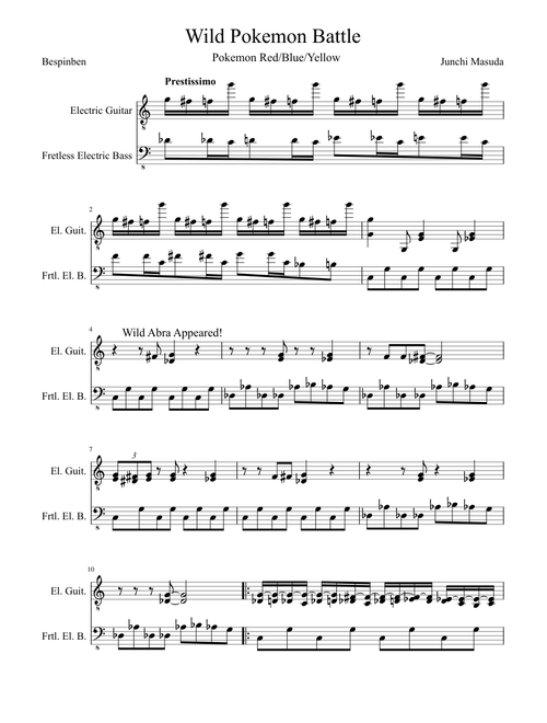 Wild Pokemon Battle Theme