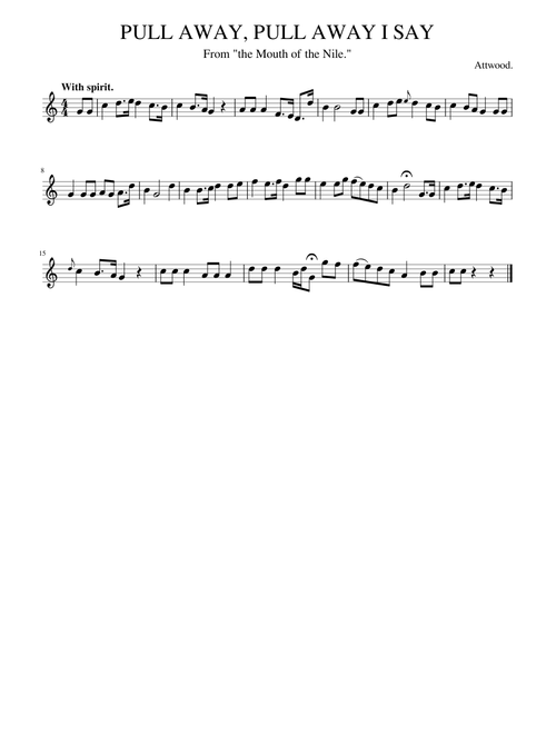 Attwood - PULL AWAY, PULL AWAY I SAY