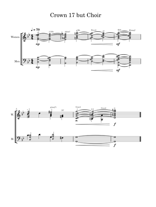 Crown 17 but Choir