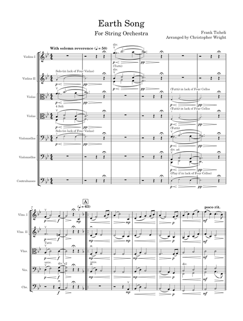 Earth Song – Frank Ticheli