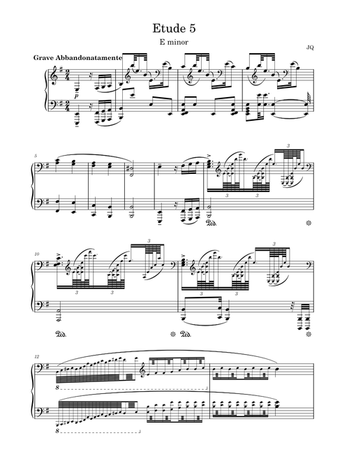 Etude 5