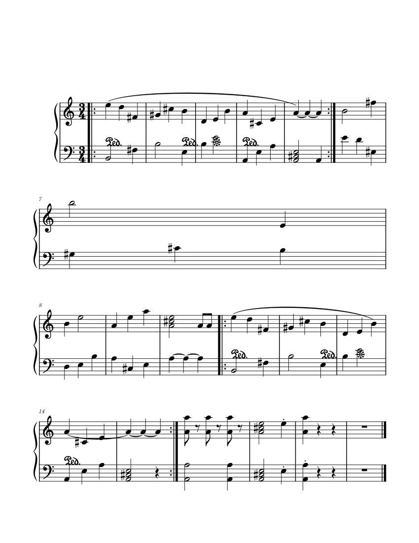 Nokia Ringtone Remix Steven Mizhalo Sheet music for Piano (Solo