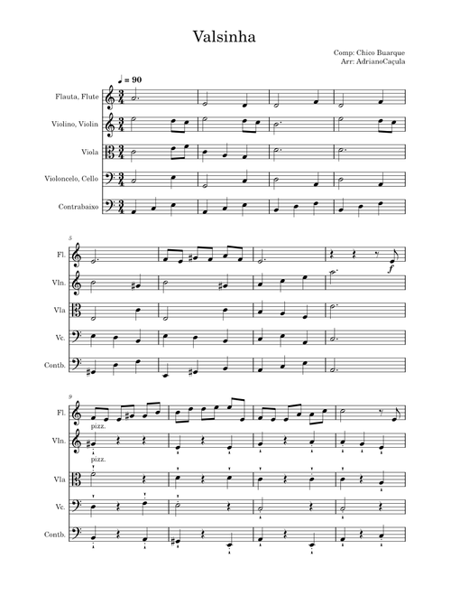 Valsinha - Chico Buarque