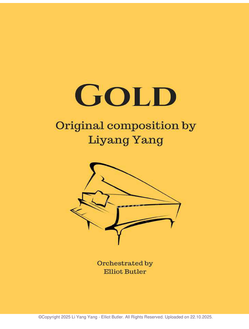 Gold - Orchestral arrangement by Elliot Butler
