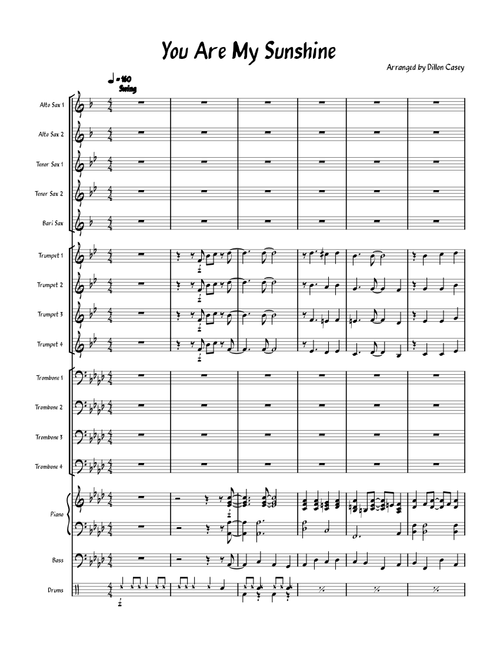 You are my sunshine – Misc Traditional You Are My Sunshine