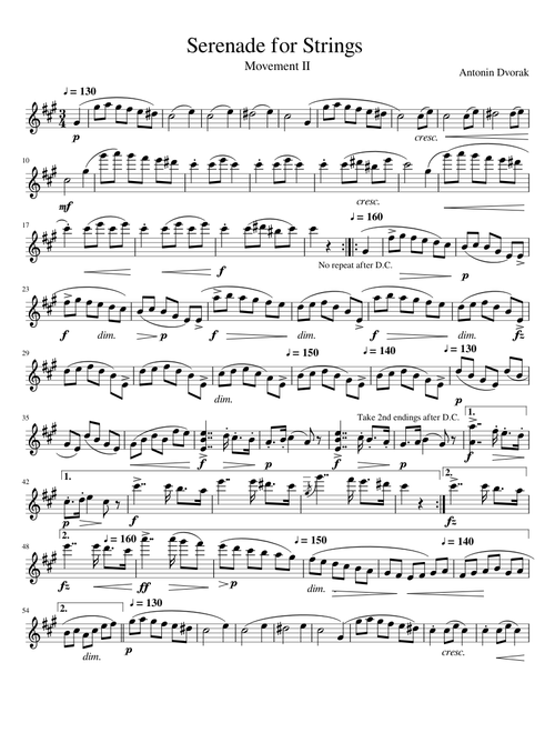 Serenade for Strings