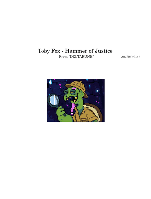 Toby Fox - Hammer of Justice [Orchestral Recreation]