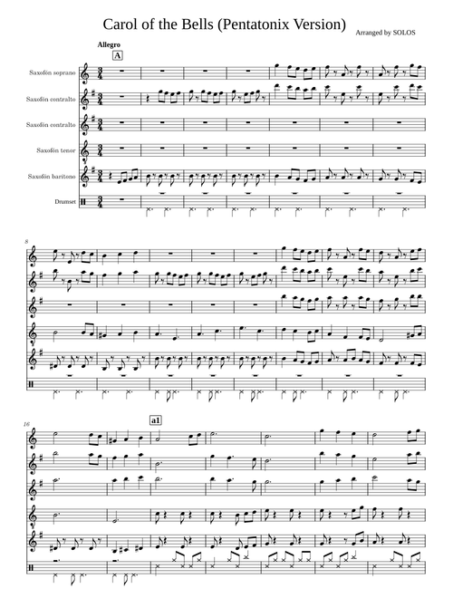 Carol of the bells – Pentatonix