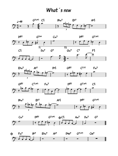 Jazz melody – Misc What´s new