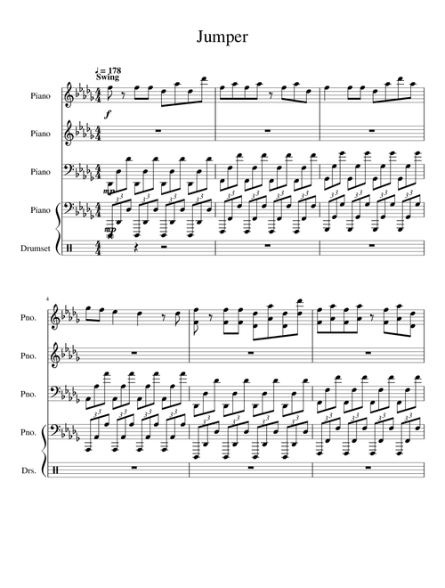 Jumper - Piano Arrangement