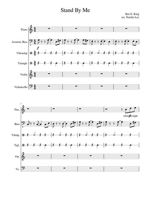 Stand By Me Arrangement
