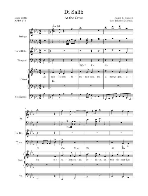 At the Cross – Isaac Watts Di Salib (KPPK 173) - Isaac Watts (arr. Yohanes M.)