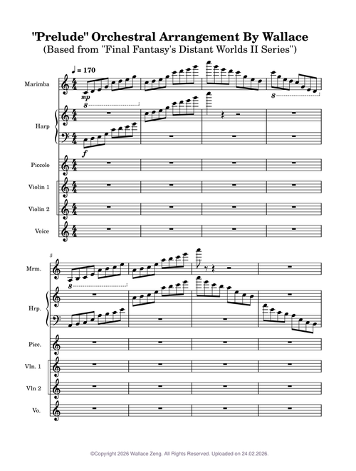 Final Fantasy Prelude (Orchestral Arrangement) by Wallace
