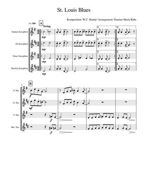 St. Louis Blues – W. C. Handy
