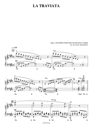 Play Official version of La Traviata Sheet Music by Giuseppe Verdi