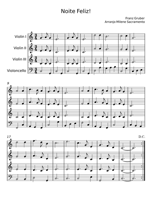 Noite Feliz - Franz Xaver Gruber
