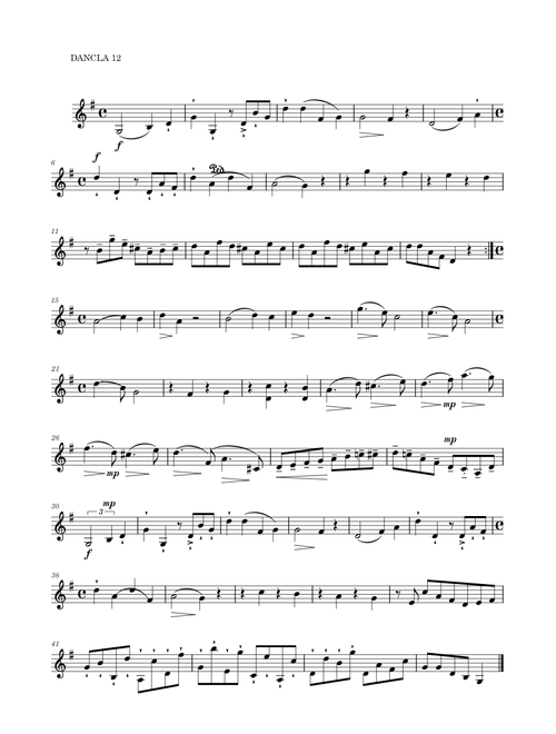 etude n. 12 - charles dancla - op 89
