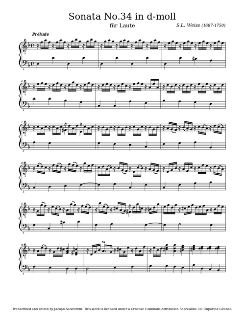 Sonata No.34 in d-moll