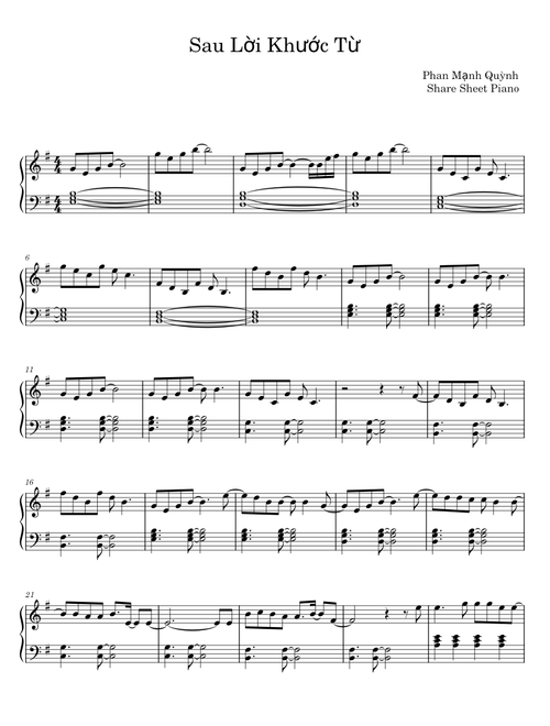 Sau Lời Từ Khước - Phan Mạnh Quỳnh
