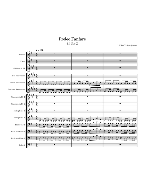Rodeo Fanfare- Lil Nas x