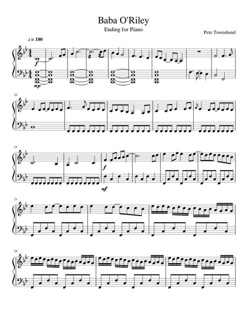 Baba O Riley Ending