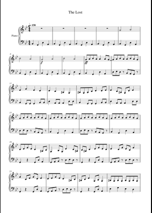 Play Official version of Lost Sheet Music by Avenged Sevenfold for