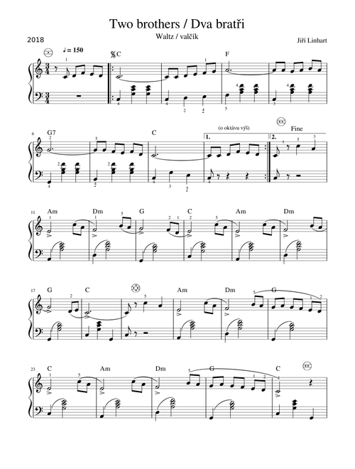Two brothers waltz