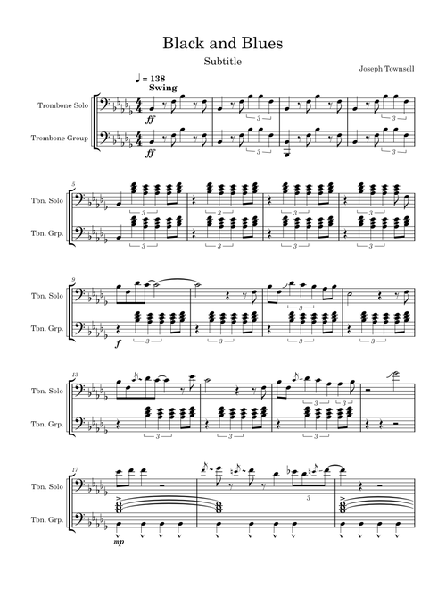 Black and Blues – William Bilal Black and Blues
