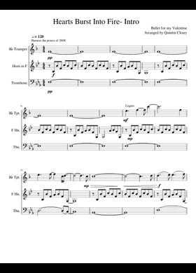 Free Bullet for My Valentine sheet music | Download PDF or print