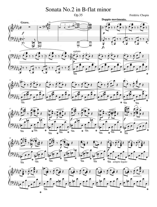 Sonata No.2 in B-flat minor, Op. 35 - F. Chopin