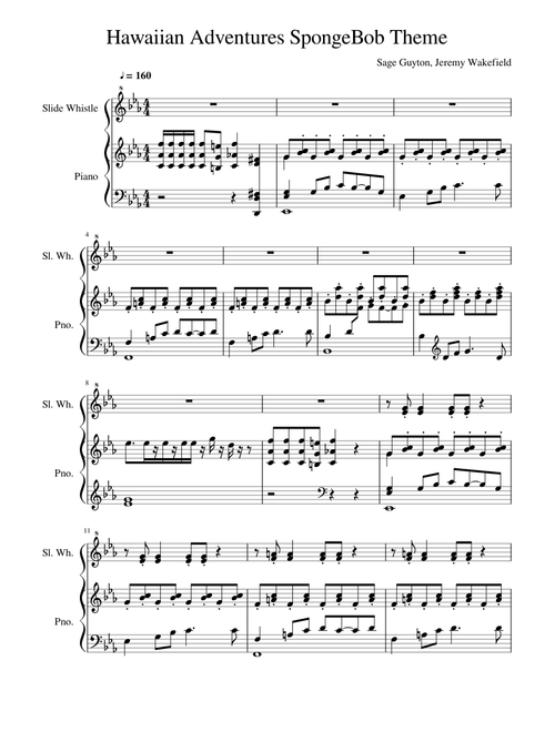 (SPM - SpongeBob Production Music) Hawaiian Adventures SpongeBob Theme