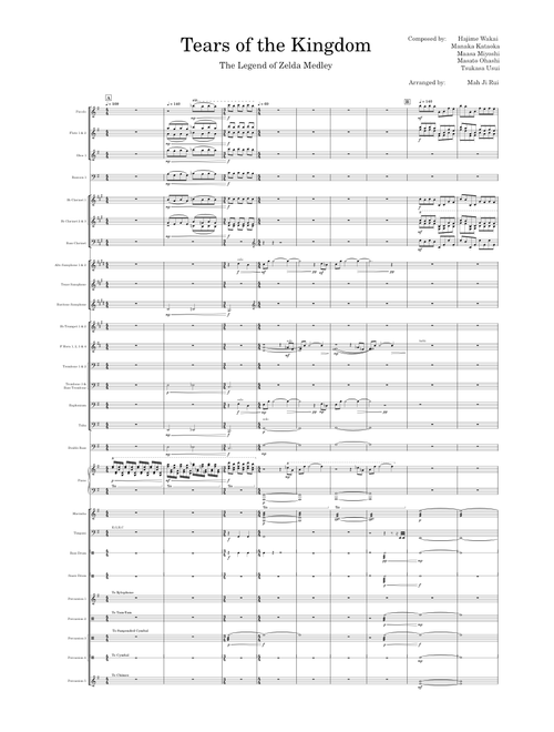 The Legend of Zelda: Tears of the Kingdom for Symphonic/Concert Band